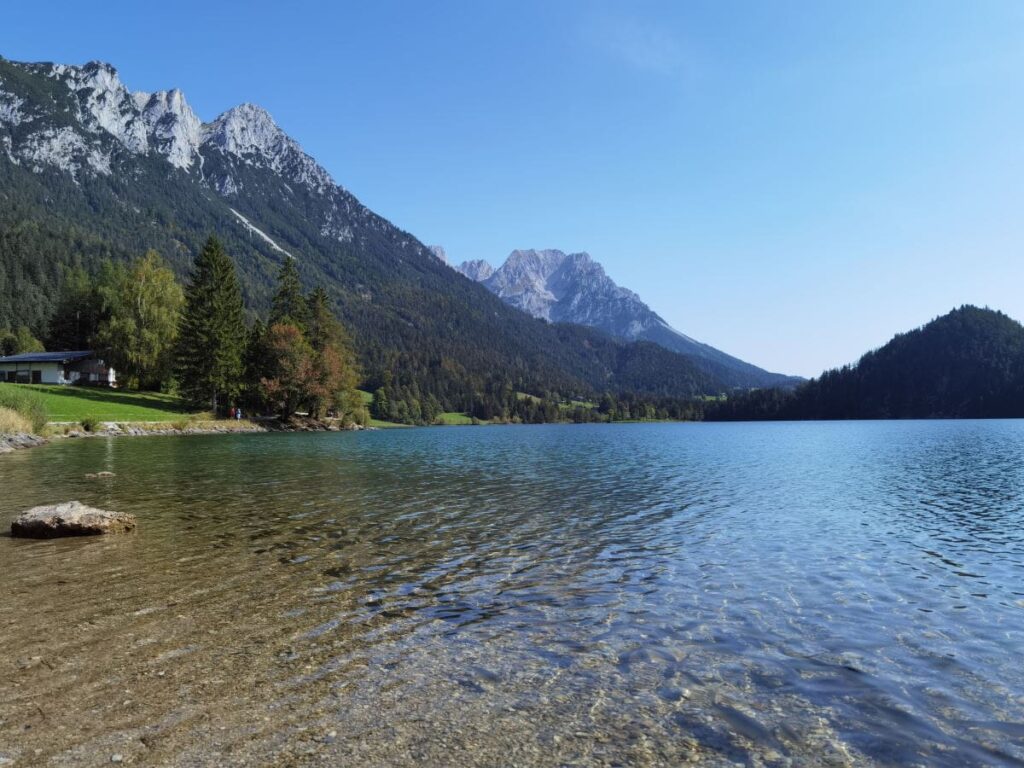 Kaisergebirge Blick über den Hintersteiner See samt Wilder Kaiser